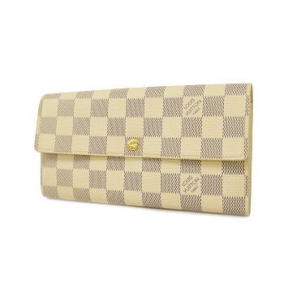 Louis Vuitton Damier Azur Portefeuille Bi-fold Long Wallet - Picture 1 of 8